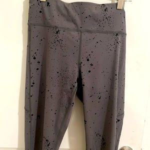 Olive with black specks activewear